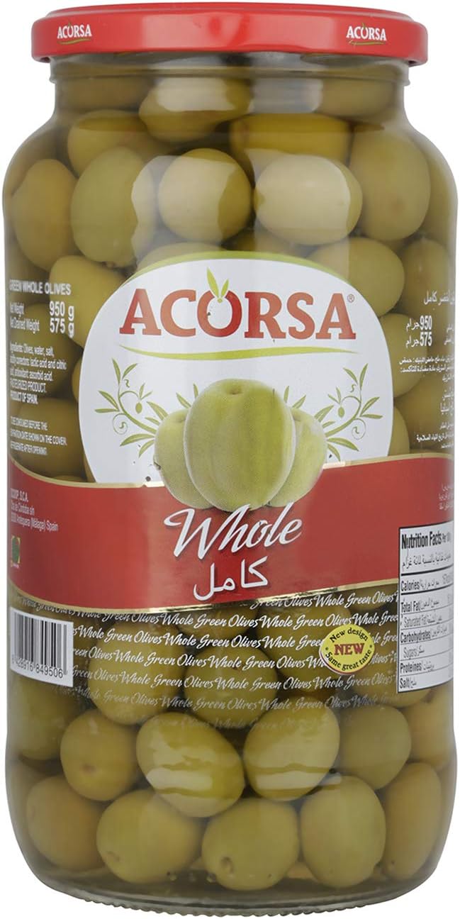 Green Whole Olives - 950 gm