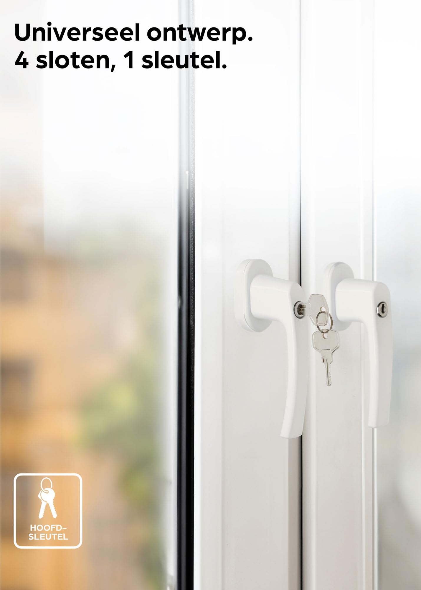 SECUMAX RAAMSLOT 806, WIT | Enorm van Driel