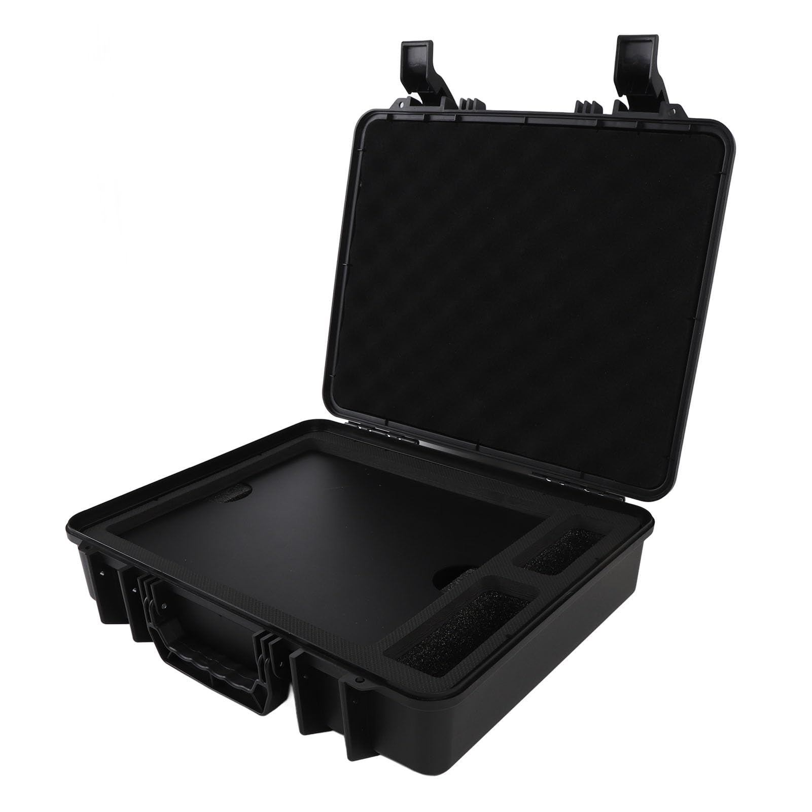 Haofy Estuche Rígido para Transporte por Satélite Estuche de Almacenamiento Liviano y Compacto Resistente Al Agua para Viajeros en Vehículos Recreativos Al Aire Libre Negro 15.8x13.4x3.95in