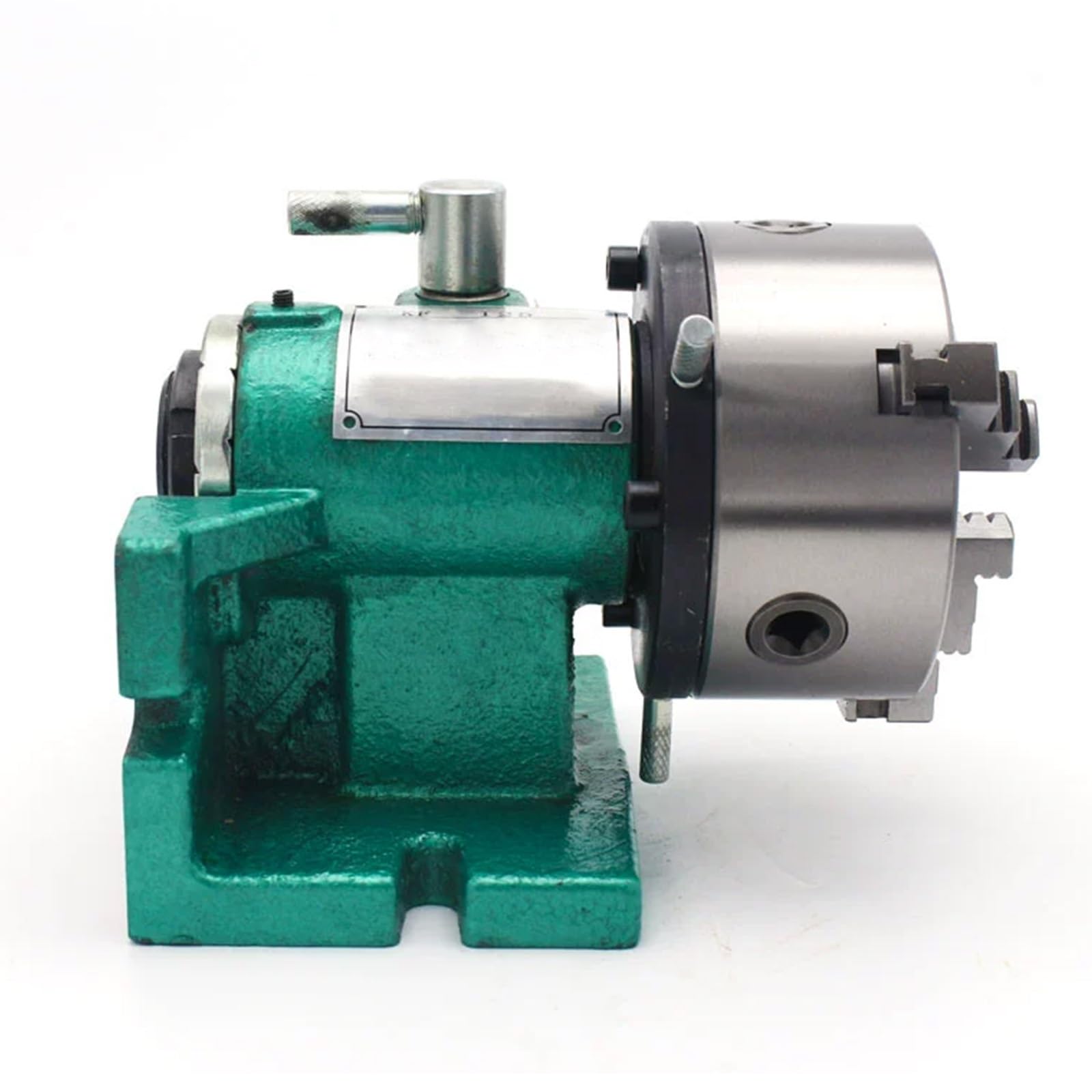 Testa di Divisione a Impostazione Rapida, Piccola Pressa for Trapano Universale for Fresatrice da 5 Pollici/6 Pollici, Piastra di Divisione a Doppio Scopo(5in/125mm)