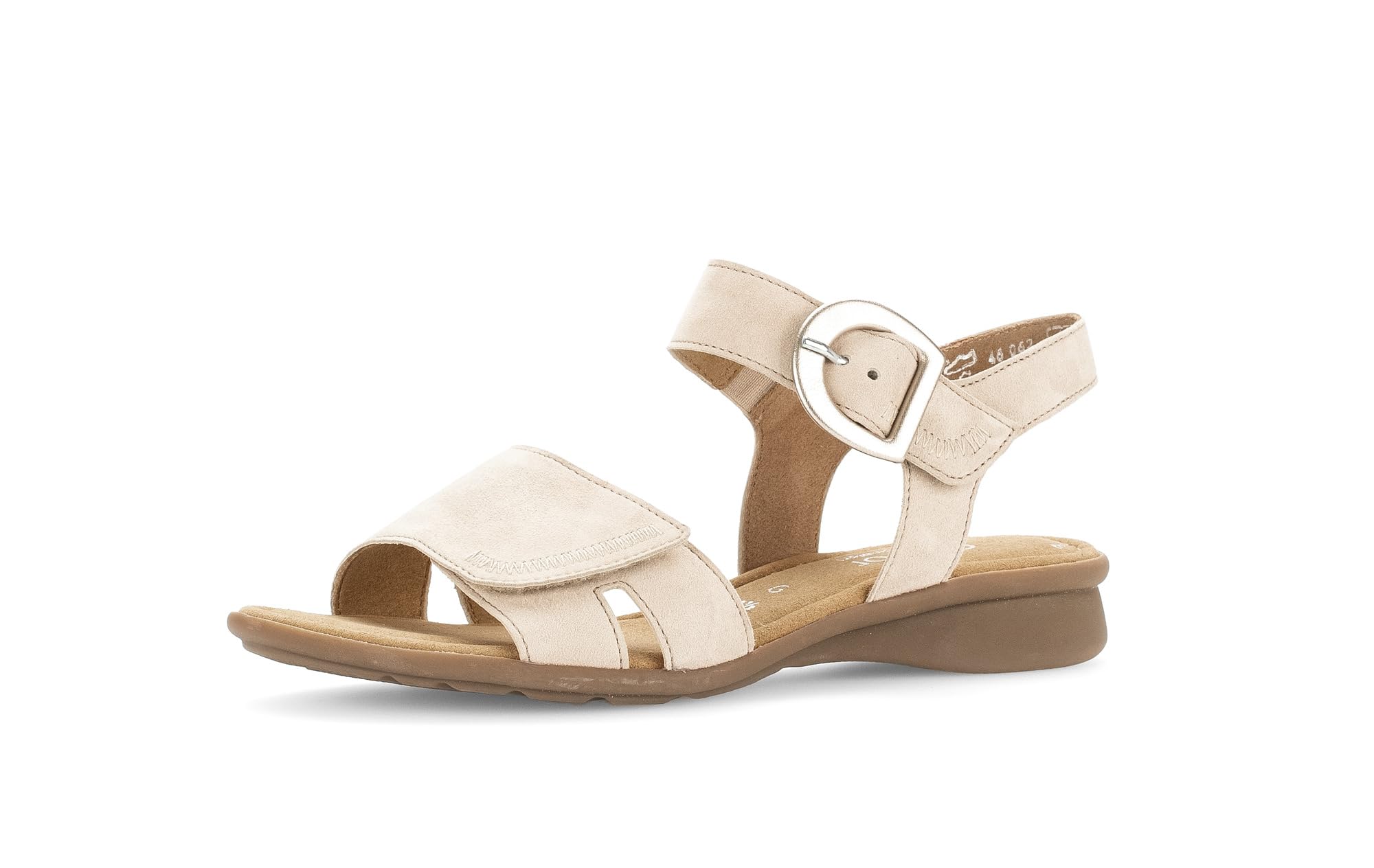 Gabor 62.733.54 – Sandali Piatti Da Donna, Tacco Piatto, Chiusura Slip-on, Larghezza Normale, Comodi, Colore Nero, Taglia 37 EU