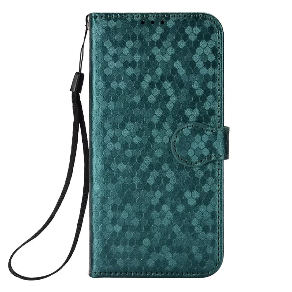 YKNIUFLY Case for Oppo A2x, PU Leather Flip Folio Wallet Cover, With Card Slots, Case Cover for Oppo A2x.(Green)