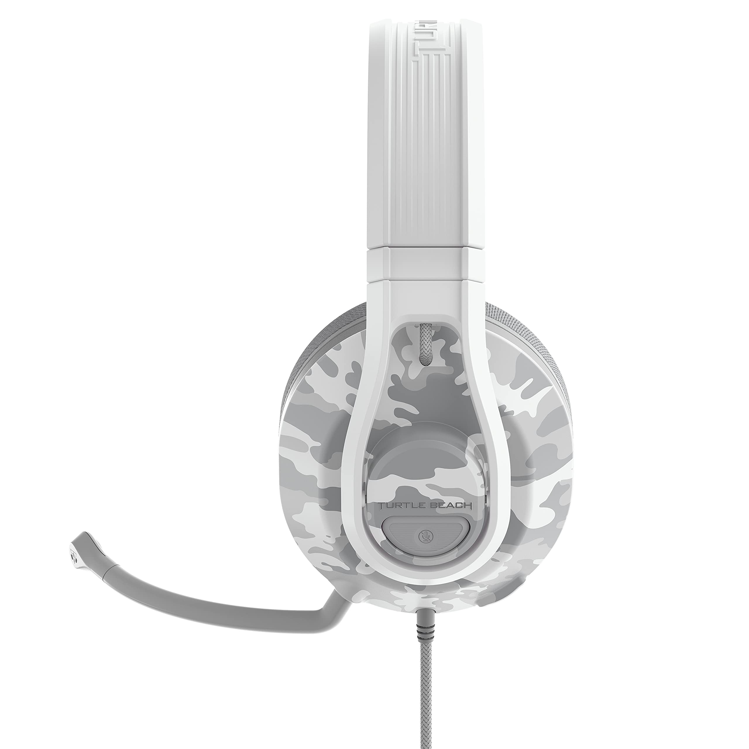 Turtle Beach Auriculares para juegos multiplataforma con cable Recon 500 Arctic Camo: PS5, PS4, PC, Xbox Series X|S, Xbox One y Nintendo Switch