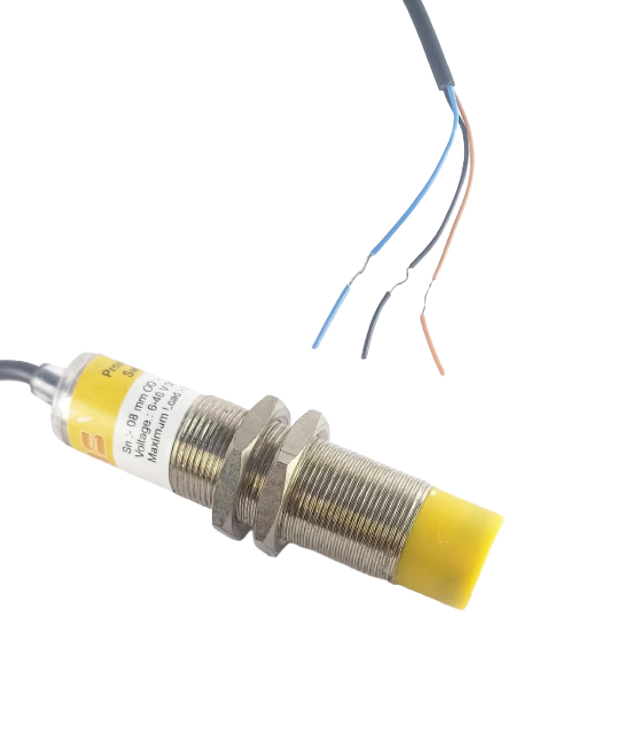 Yokins Inductive Proximity Sensor switch NPN NO 06-40V DC 18mm, SENSING 8MM with 2 MTR 3 Core Cable (B08L7MWGG8) Amazon Price History, Amazon Price Tracker