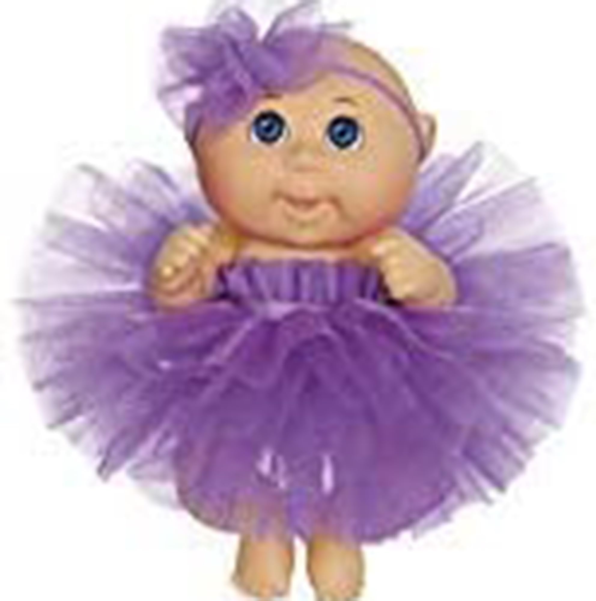 Cabbage Patch Kids 9" Dance Time Girl, Blue Eyes, Purple Tutu