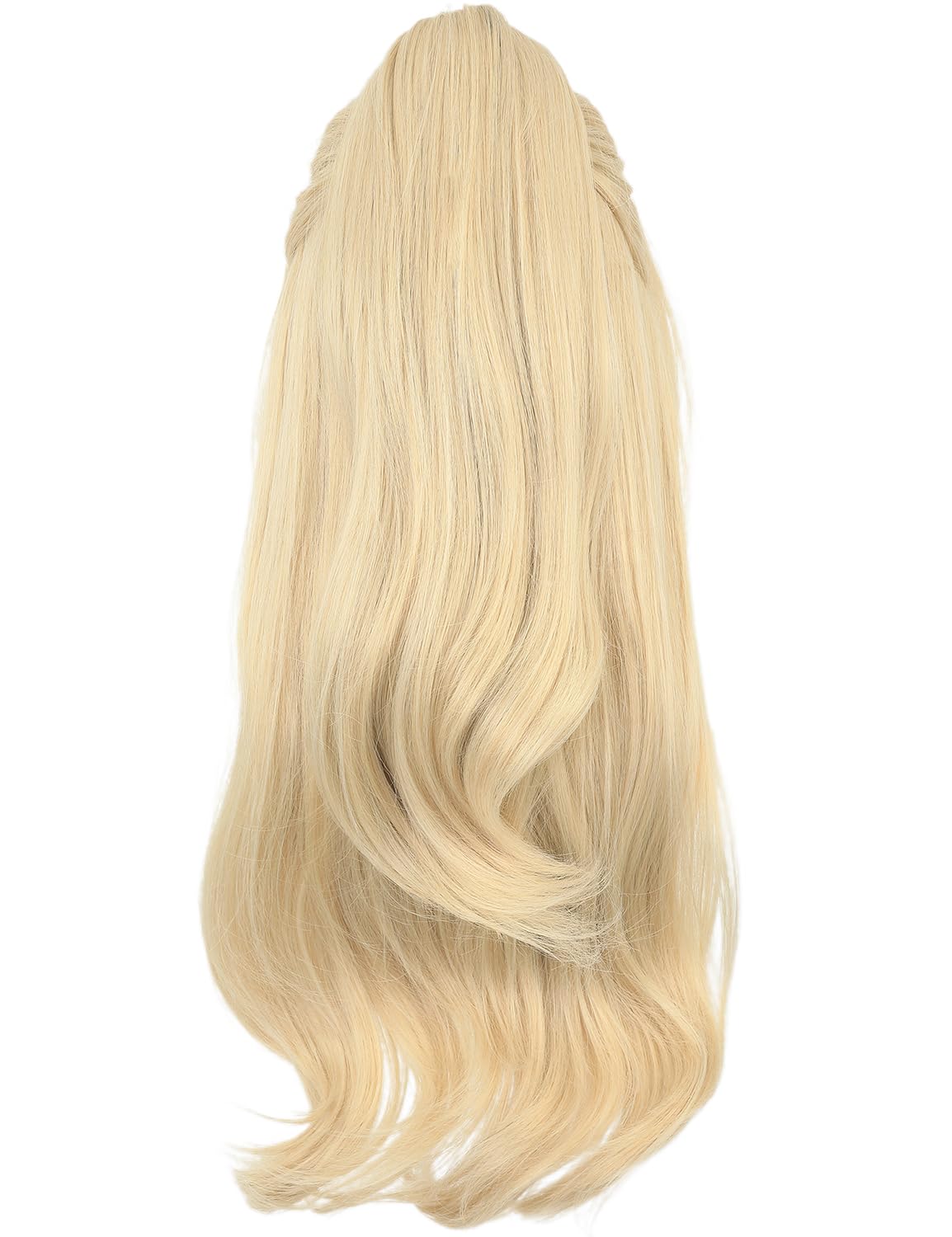 Amazon.com: morvally Long Blonde Ponytail Wig with Bangs 