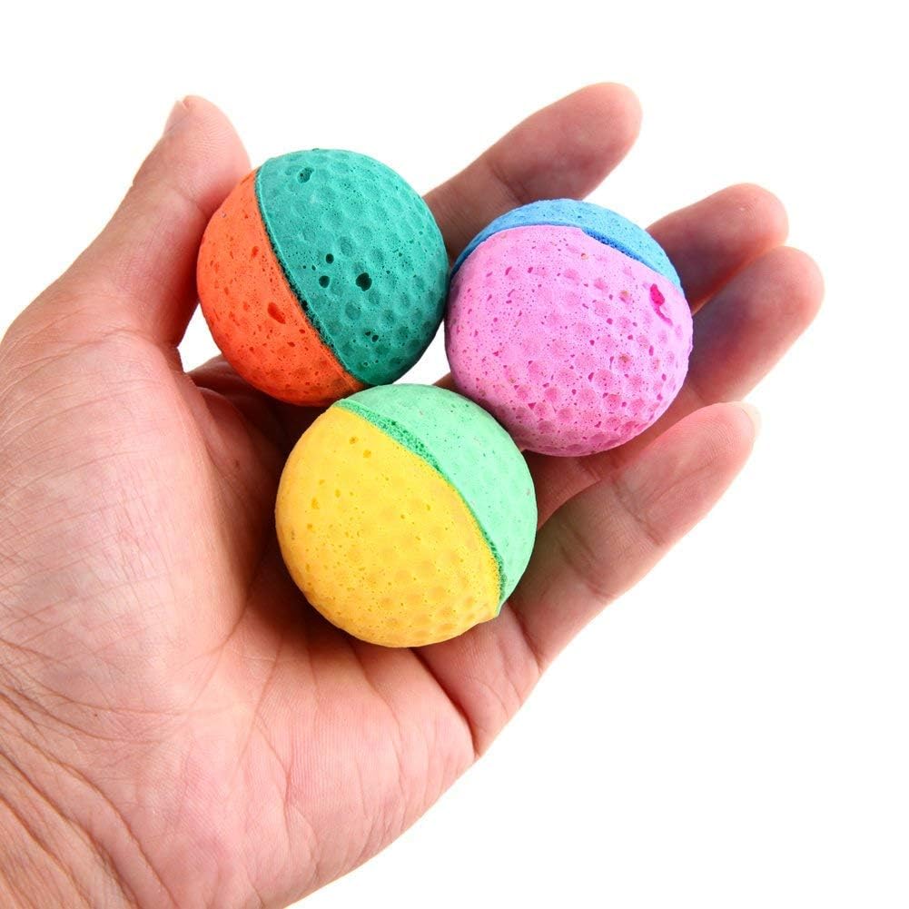 24 Palline Morbide In Lattice Per Gatti - Giocattoli Da Masticare Per Animali Domestici - Foto 11