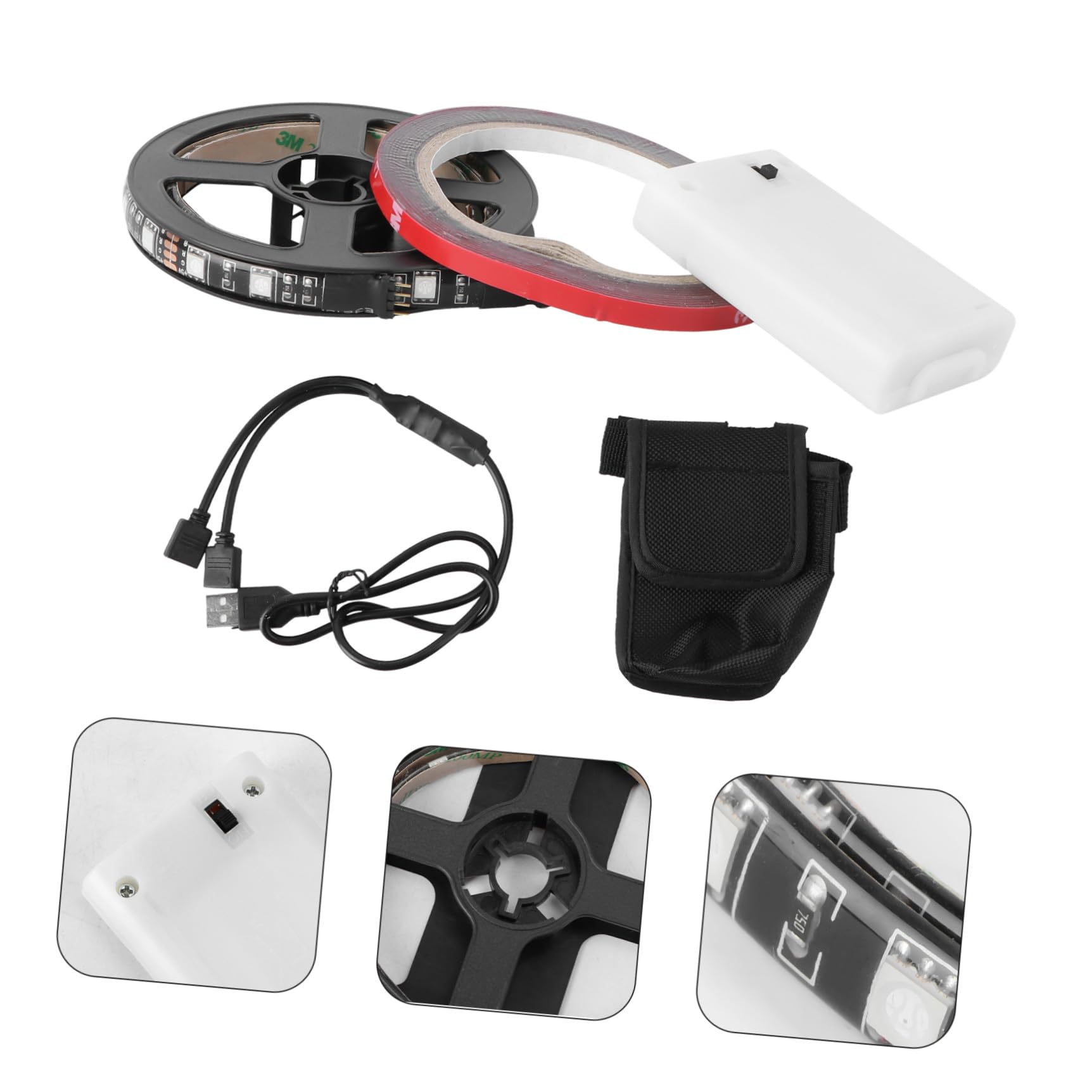 Toddmomy Bande pour Électrique Accessoire pour Personnalisation Installation Facile Perçage Accrue