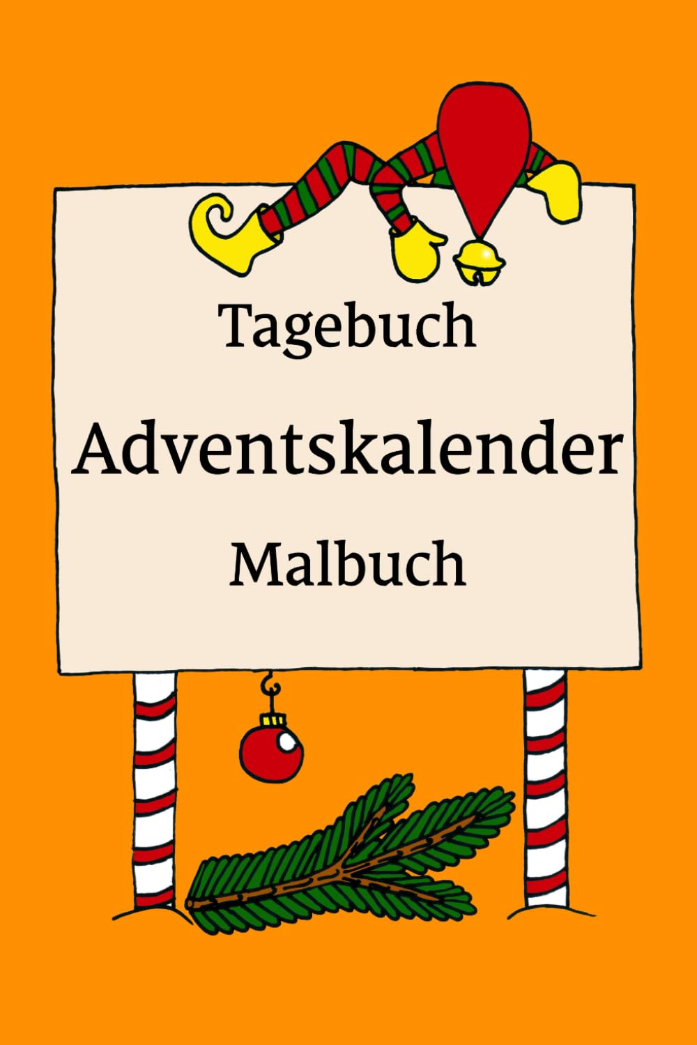 Tagebuch Adventskalender Malbuch: Ein Adventskalender zum Ausmalen und Reinschreiben
