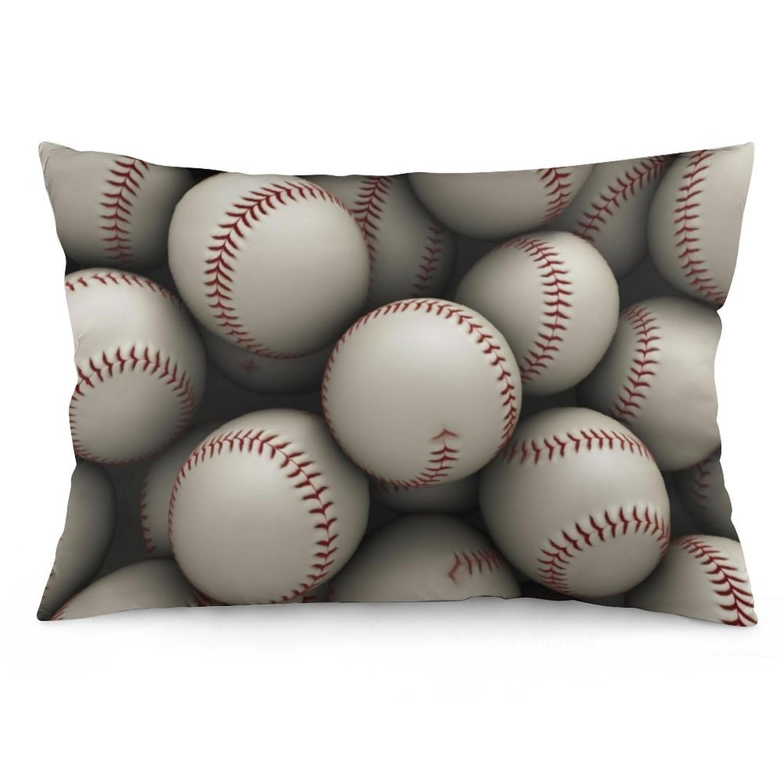 NTVOWPZO 2 Pack Decoration Throw Pillow Covers 20"x30" Pillowcases Covers Baseball Pillowcases Modern Farmhouse Home Decor Sofa Cushions Covers for Couch Bed Living Room