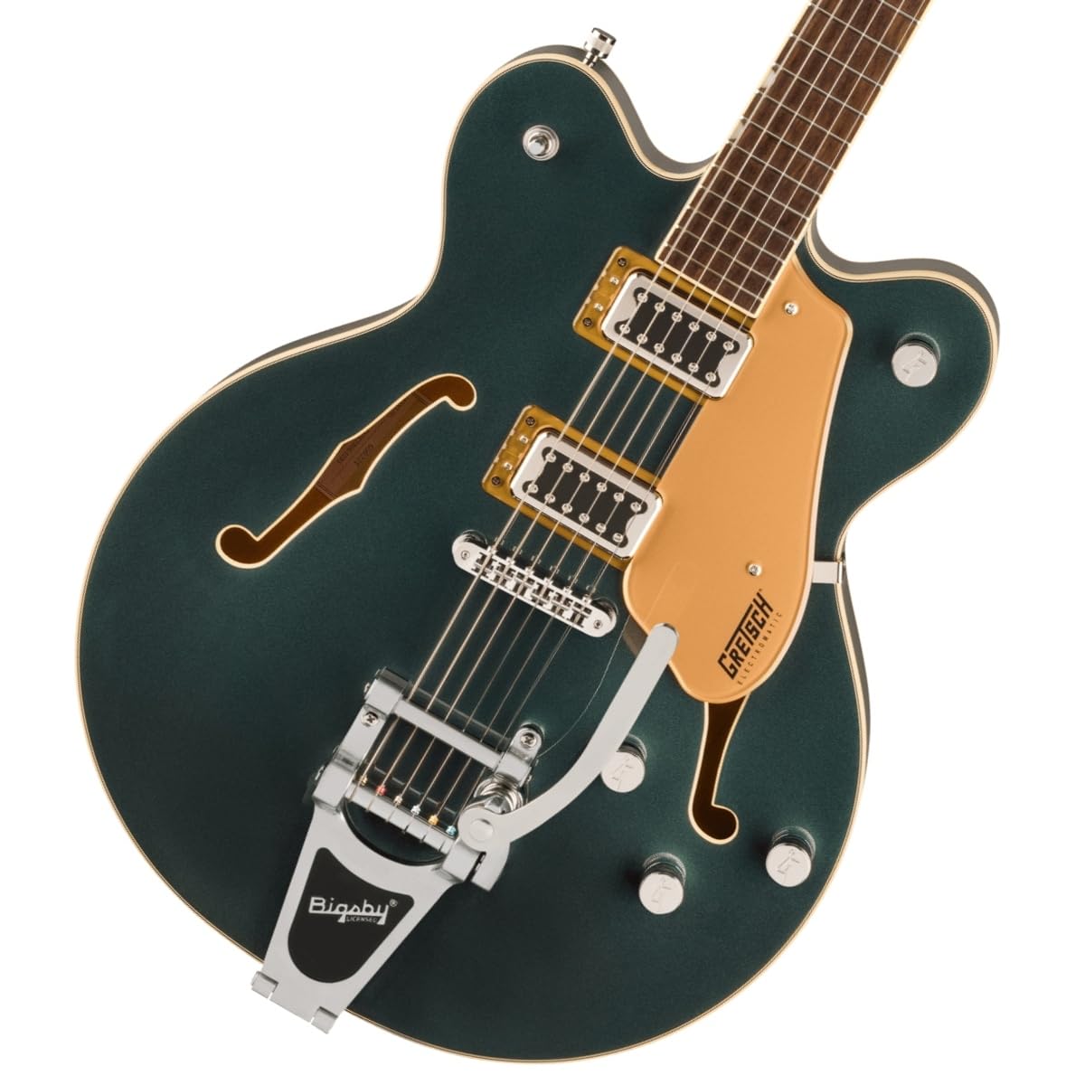 Gretsch G5622T Electromatic Center Block Double-Cut 6-String Right-Handed Electric Guitar with Bigsby Tailpiece (Cadillac Green)