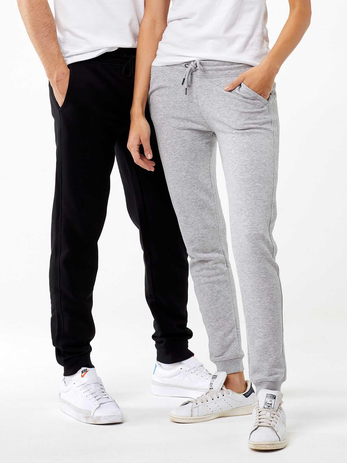 CHEMAGLIETTE! Pantaloni Tuta Donna - Sportivi per Palestra Running Calcio Jogging, Pantalone Cotone,Non Felpati Internamente con Tasche, Fondo Stretto in Costina Jogpants