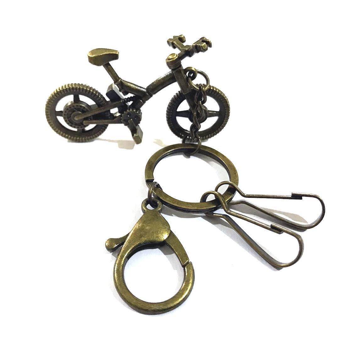 Schrodinger15 60046 Bicycle Cycle Shaped Key Ring Chain Metal Alloy Antique Brass 65mm x 35mm, 70gms (B085KXFJY3) Amazon Price History, Amazon Price Tracker