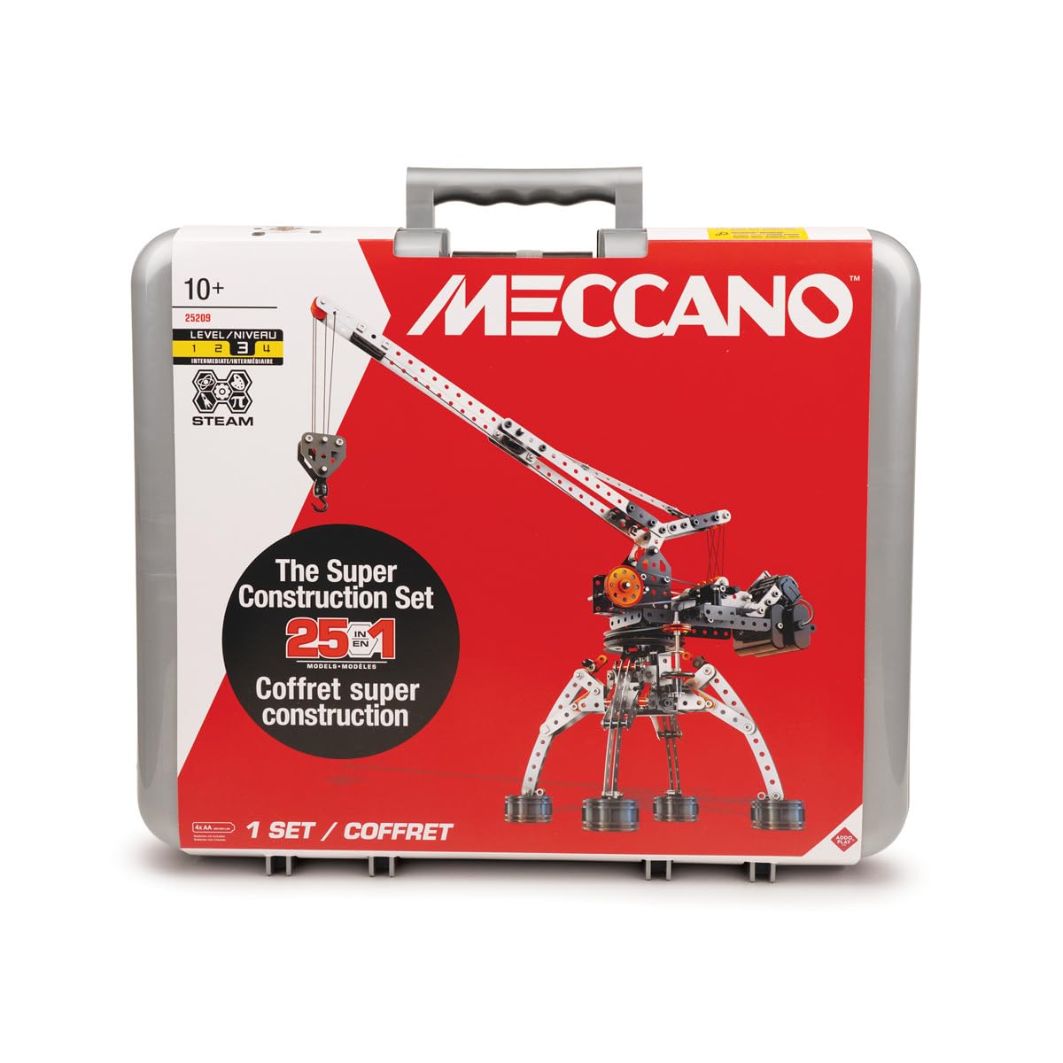 Meccano 25-in-1 Super Construction Set For Children From 10 Years And Over STEM set For Kids Build Leaning Activity Fun Making Boys Girl Gift