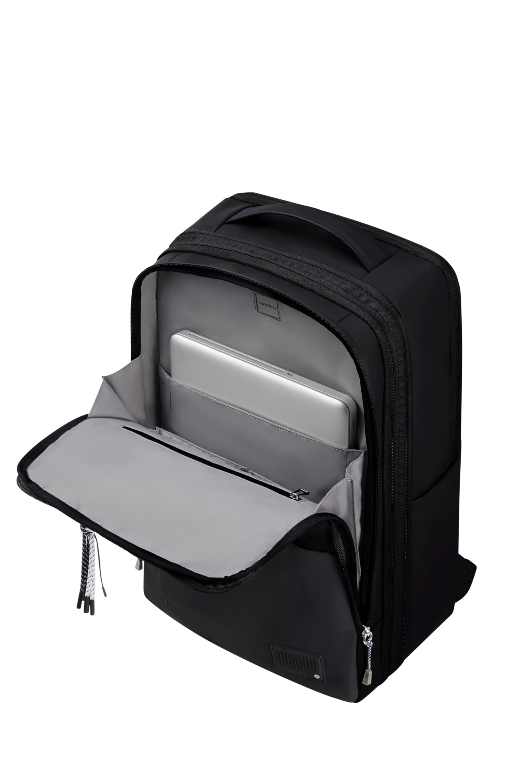 Samsonite Wander Last - EasyJet Kabinentasche (44 x 30 x 16.5/21.5 cm - 26/29 L - 1.30 kg) - Untersitz Handgepäck, Flugzeug Rucksack M, Underseat - Schwarz (Black)