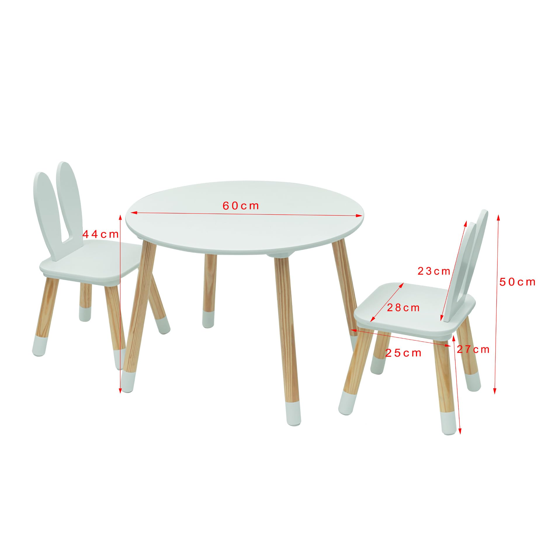 Lina Kindermeubel set met Tafel en Stoelen - Zitgroep - MS Lina Kindermeubel set met Tafel en Stoelen - Zitgroep - MS