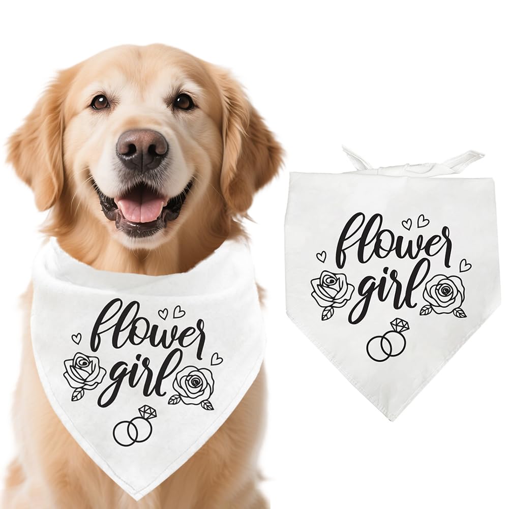 arricraft 1 White Unbleached Cotton Adjustable Triangle Dog Bandana