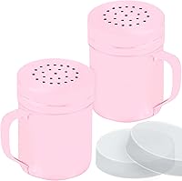 Vista 9 de CUSINIUM Espolvoreadores Grandes de Metal para Sal y Pimienta para Cocinar - Con Mango - Espolvoreadores de Condimentos y Especias Con Agujeros