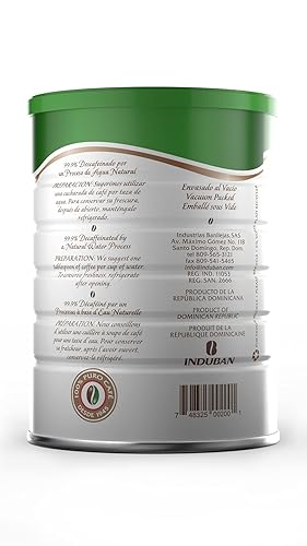Miniatura 2 de Santo Domingo Coffee Decaf, lata de 10 onzas, café molido, tostado medio, producto de la República Dominicana (paquete de 4)