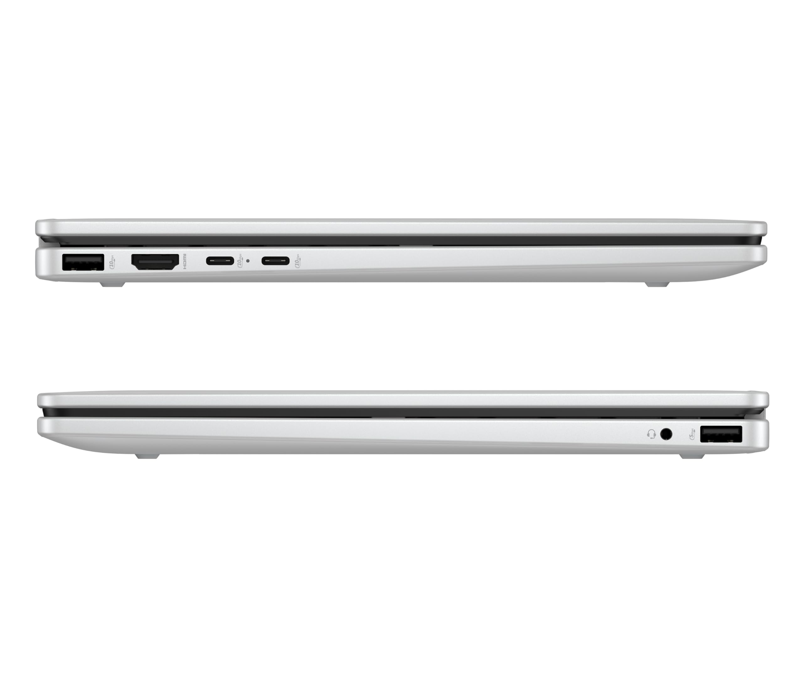 HP OmniBook 5 Flip 14-fp0254ng 2 in 1 Convertible Laptop, 14 Zoll 2K-Touchscreen, Intel Core i5-1334U, 16 GB RAM, 512 GB SSD, Windows 11 Home, Silber