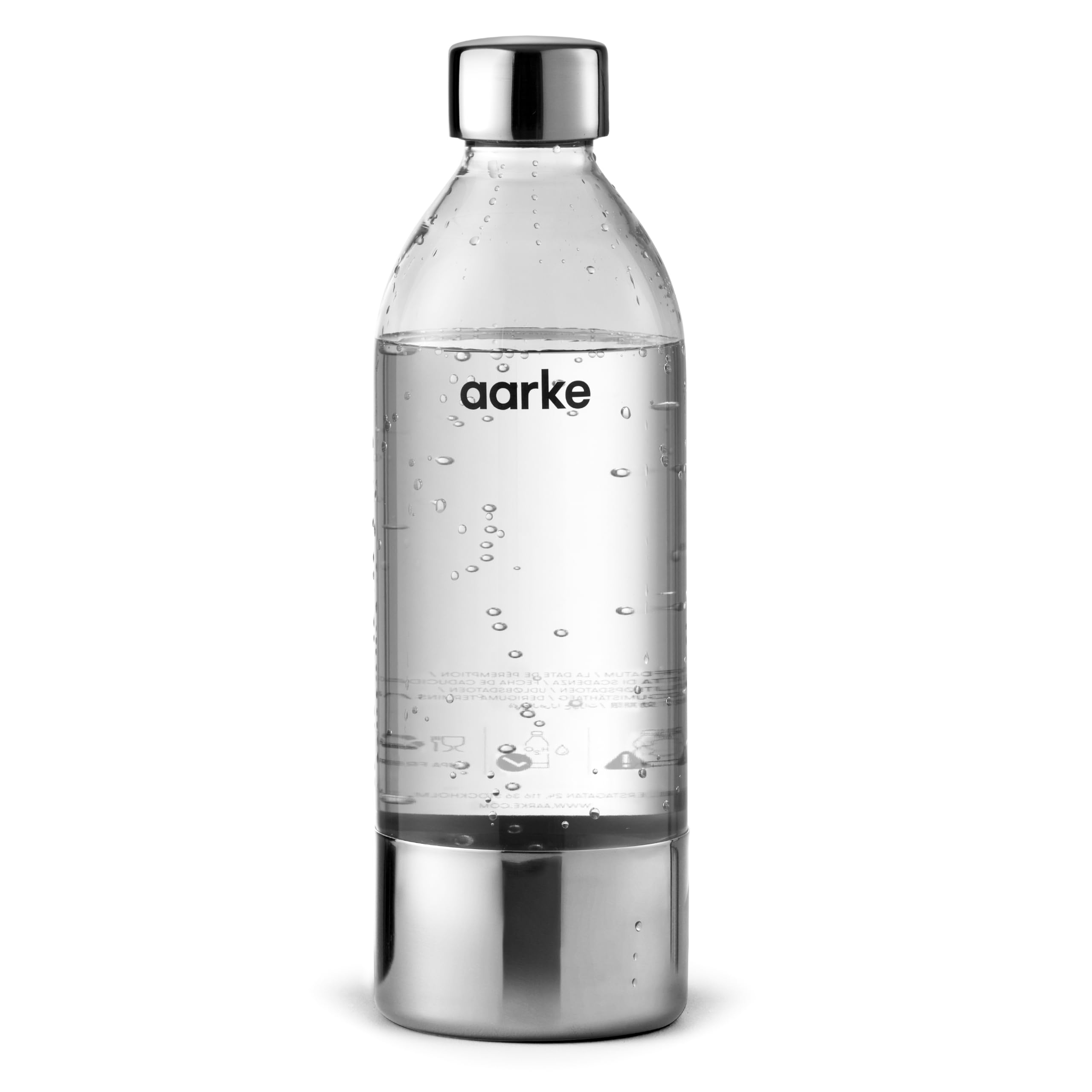 aarke Carbonator 3 Water Bottles - Premium PET Plastic, 34oz