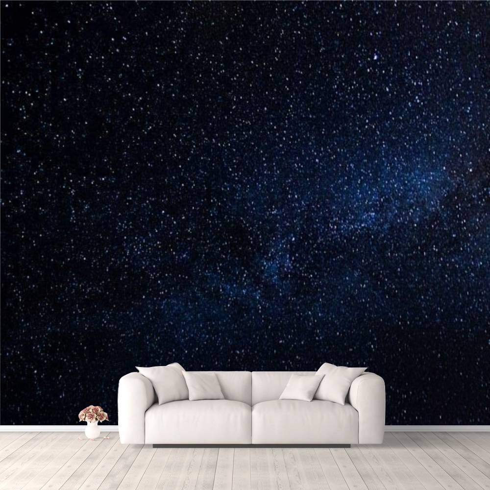 3D Wallpaper Night Sky with Milky Way Self Adhesive Bedroom Living Room Dormitory Decor Wall Mural Stick and Peel Background Wall Ceiling Wardrobe Sticker