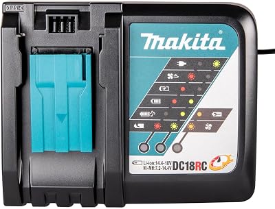 CHARGEUR RAPIDE MAKITA MAKSTAR LI-ION, NI-MH 9,6 À 18 V DC18RC – 195584-2