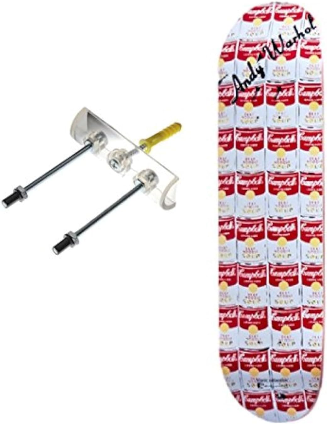 Sk8ology Skateboard Display Kit (Tube) – No Drill Bit by