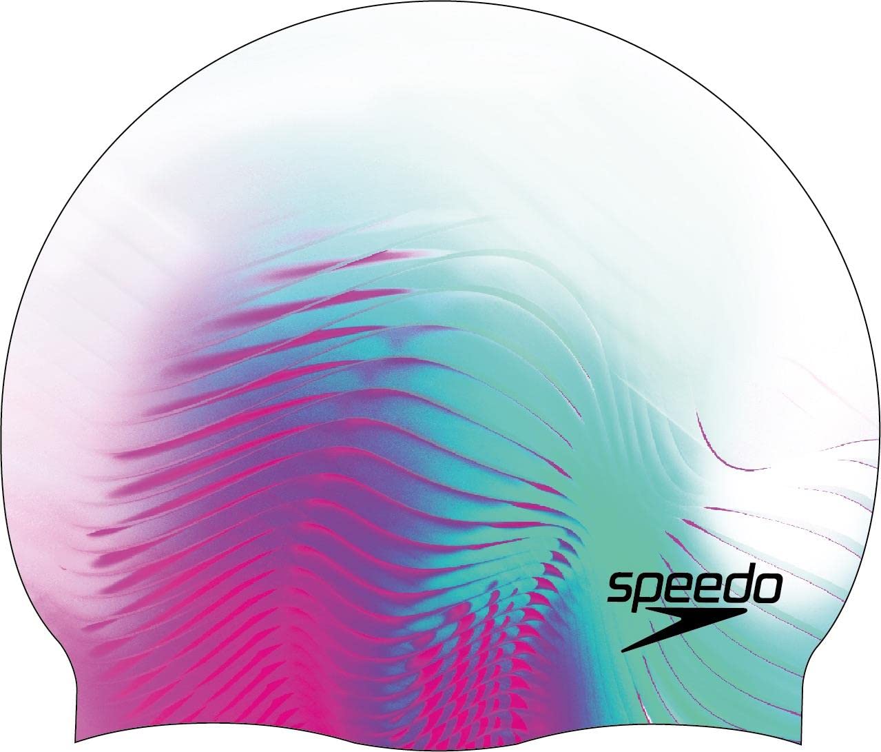 Speedo Unisex Adult Digital Printed Swim Cap - White & Pink (B0BWNHSVRS) Amazon Price History, Amazon Price Tracker