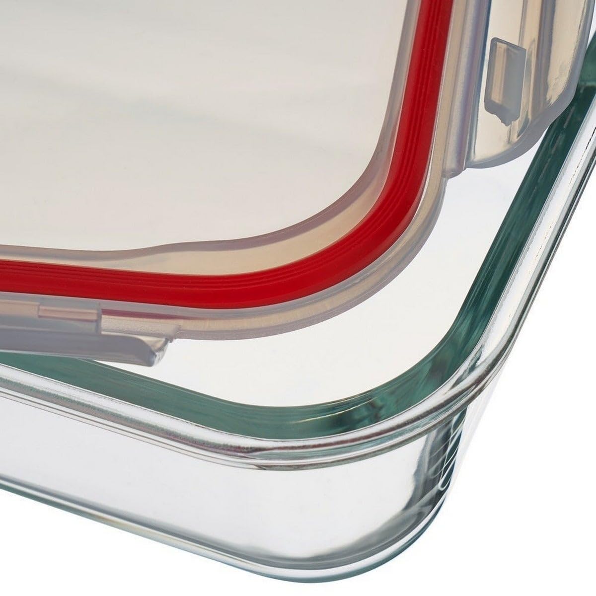 Set 12 tapers rectangulares de cristal borosilicato de 1100 ml | Con válvula de ventilación y libres de BPA. Herméticos y súper resistentes al horno, microondas o congelación.