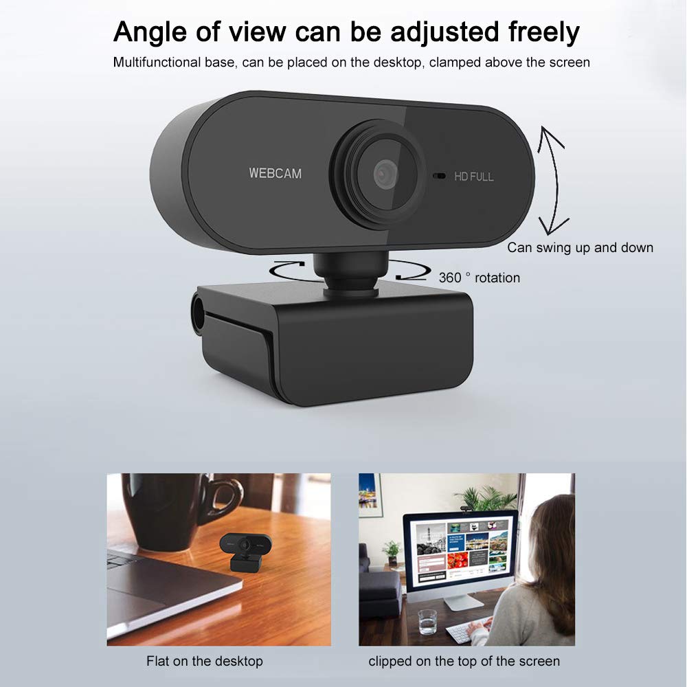 Webcam Full HD 1080p Con Microfono Noise Cancelling - Per PC, Mac, Streaming E Videochiamate