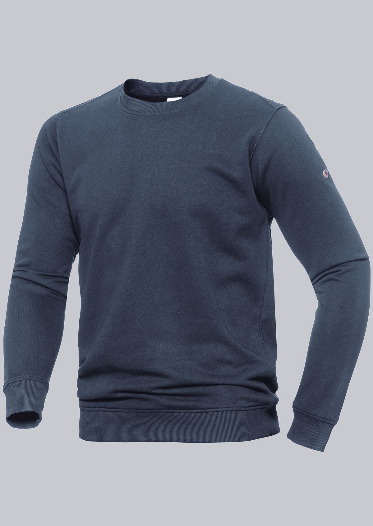 Sudadera unisex BP de algodón y poliéster resistente azul M 3