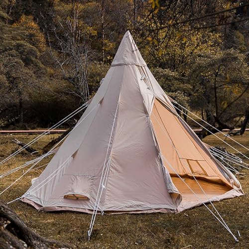 Carpa instantánea para 4 personas con piso y diseño tipi miniatura 4
