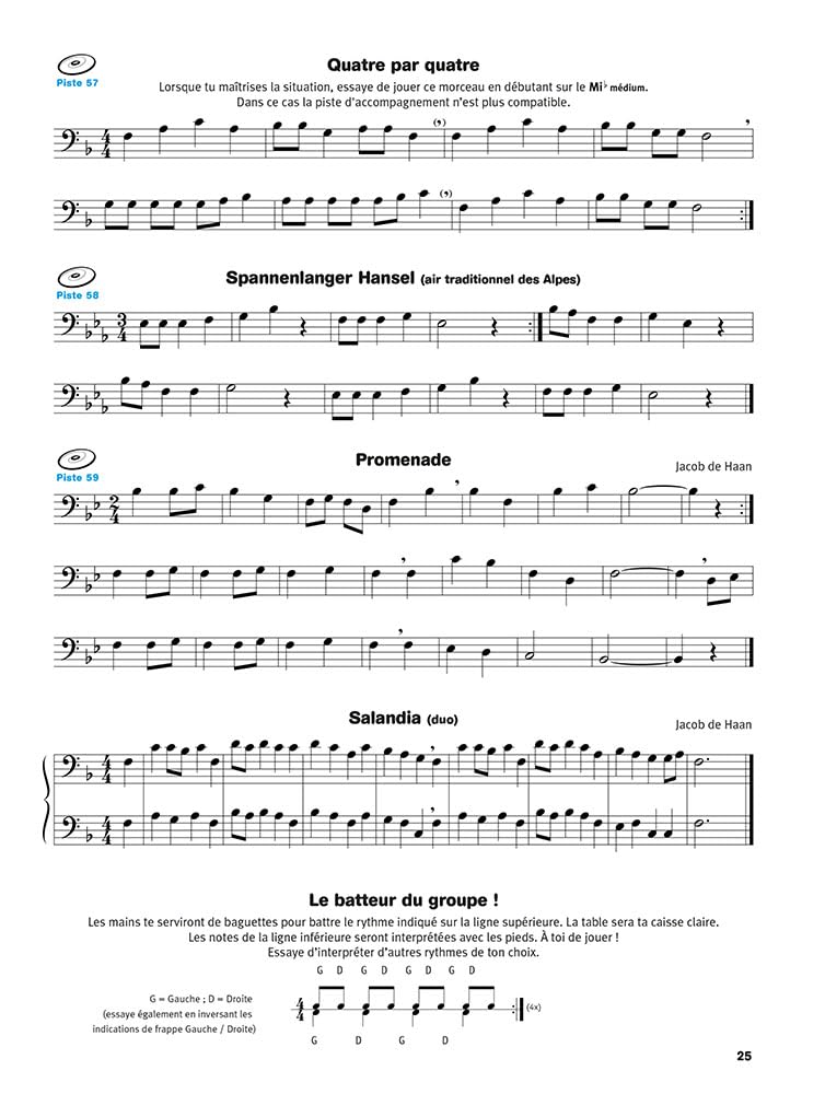 Écouter Lire et Jouer Trombone Volume 1 | Méthode Trombone Débutant avec Accès Audio en Ligne | Apprentissage Progressif Cuivres Étudiants Professeurs Classes | Guide Illustré avec Exercices
