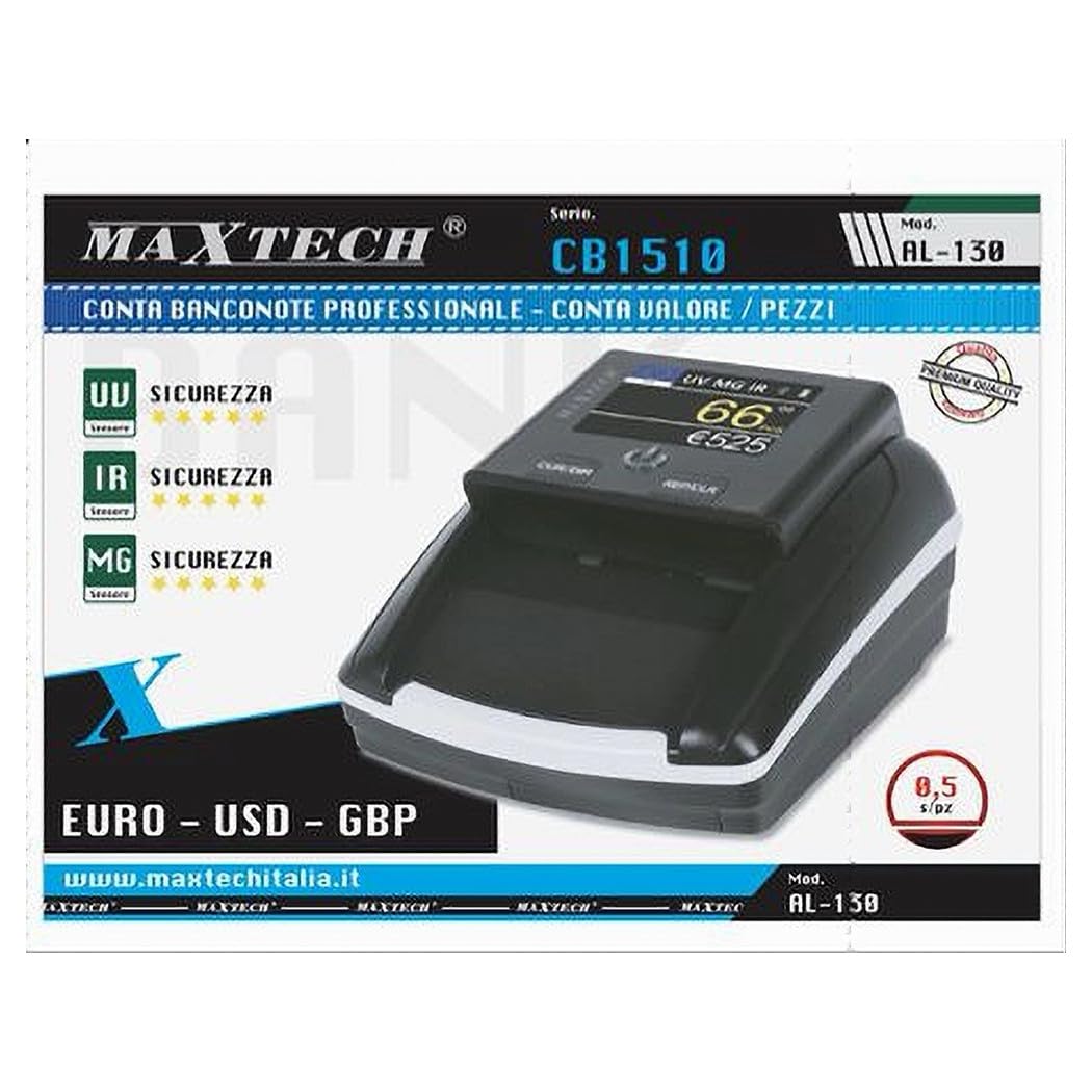 Conta Banconote Professionale Valore VERIFICATORE Banconote CONTRAFFATTE AL-130-32047