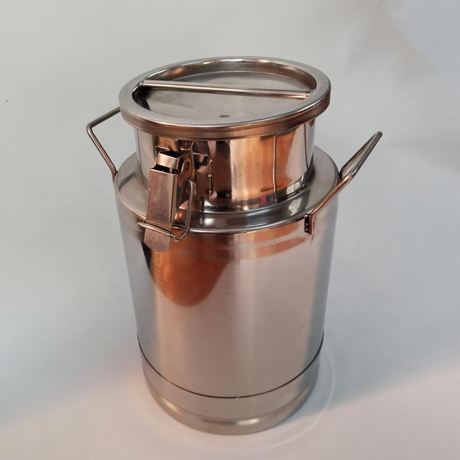 Pail Milk Can Bucket,Stainless Steel with Sealed Lid, Wine Bucket Transport Tote Jug for and Liquid Storage/A / 68L