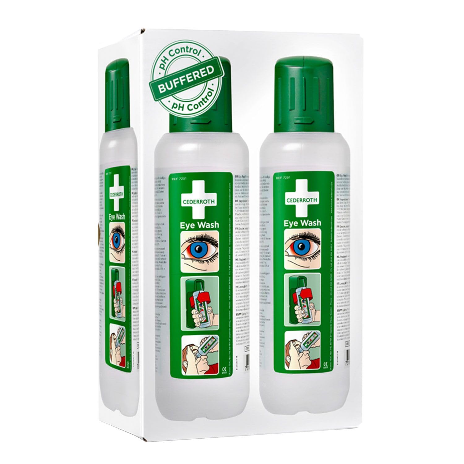 GGM Gastro Augenspülstation 2 Flaschen 500 ml 147x75x246 mm