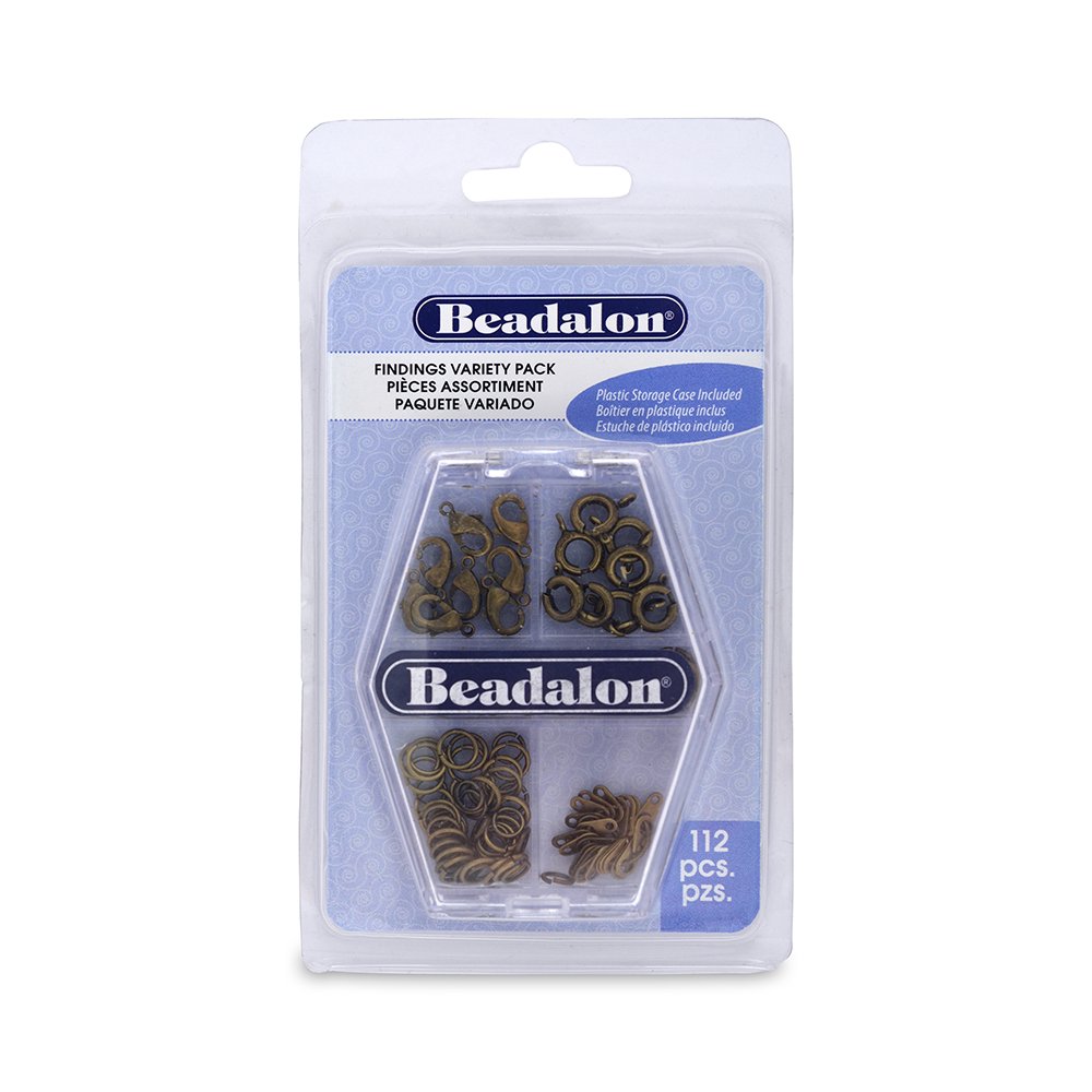 Artistic Wire Beadalon laiton plat 112 pièces pour création bijoux