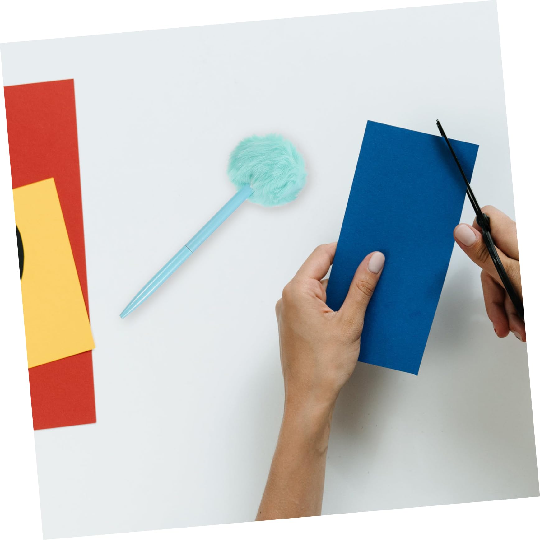 DOITOOL Bolígrafos De Peluche Estudiantes Lápices De Escritura Perfectos Y Escolar Material Y Secado 5 Piezas X 4