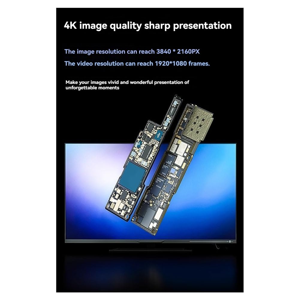 Microscopio con Cámara Mos 1080P 60FPS, Microscopio Industrial Trinocular/Binocular, Adaptador CTV para Reparación de CPU y Chip Telefónico Pro