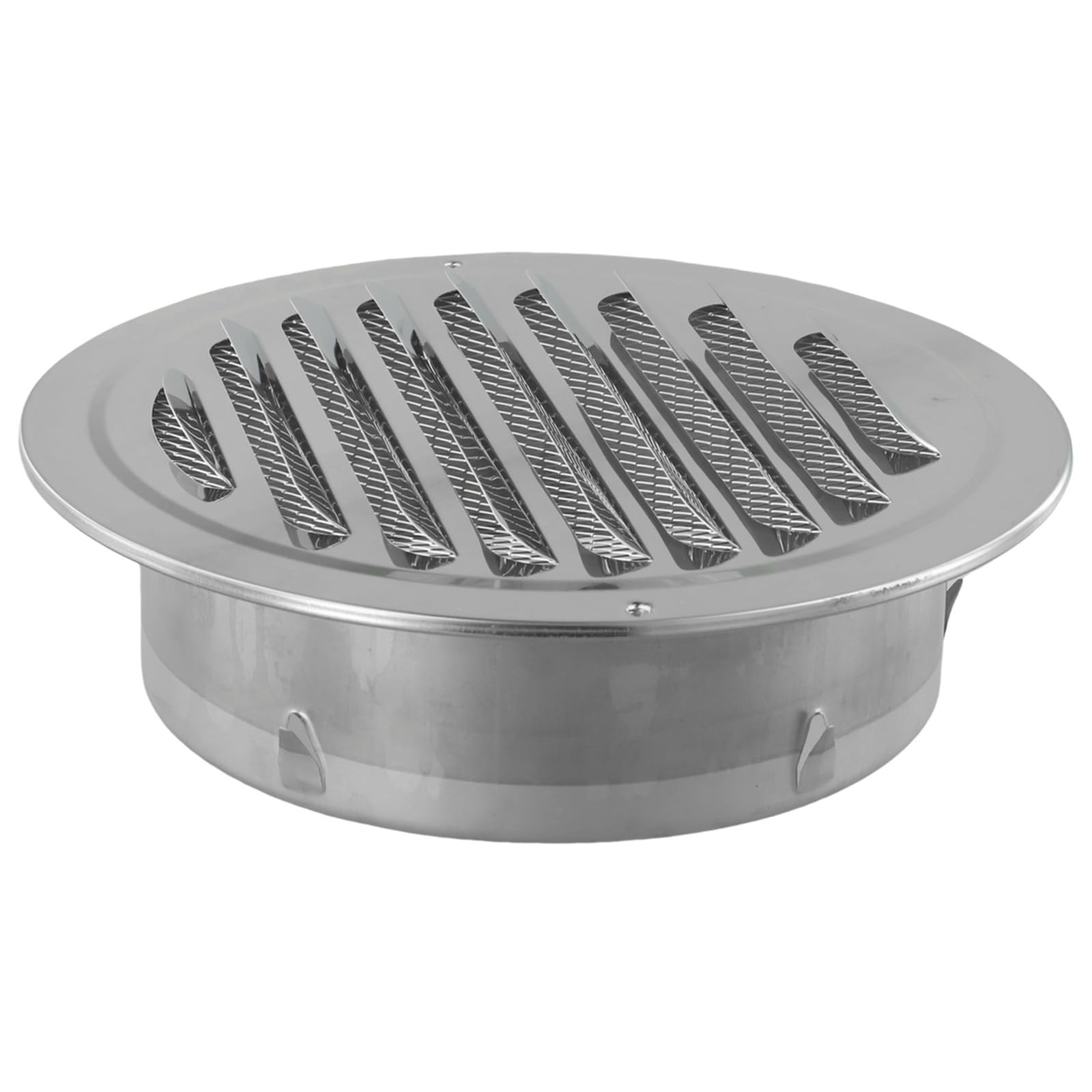 Ventilation Grilles Round Stainless Steel Air Vent Grille Home Exterior Wall Ducting Ventilation Tools Exhaust Hoods(180mm)