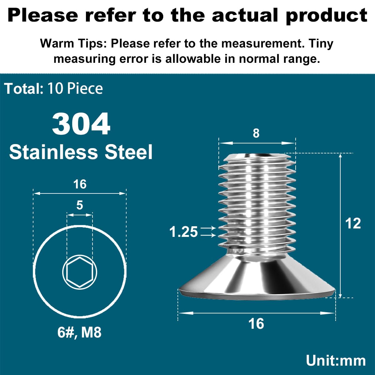Drenky M8 Screws - Image 2