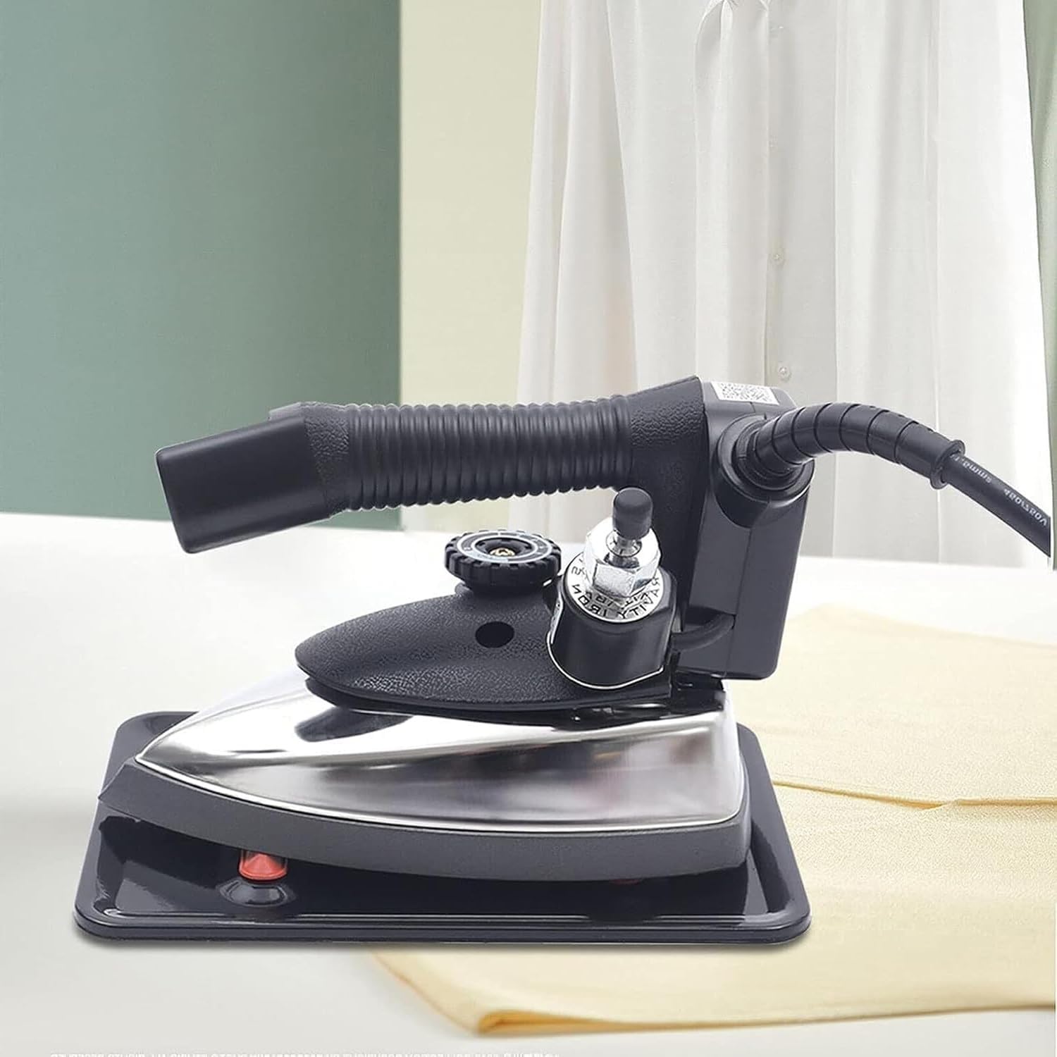 Plancha De Vapor Comercial, Plancha De Vapor Eléctrica Industrial, Con Tanque De Agua De 3L, Temperatura Ajustable De 60~220 ℃, Uso Profesional For Telas Y Ropa
