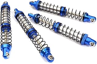 C32096BLUE Alloy Machined 90mm Shocks for 1/10 Scale RC Model Car & Truck
