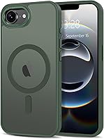 Vista 342 de Anuck - Funda magnética para iPhone 11 compatible con MagSafe, carcasa trasera mate translúcida dura, borde de TPU, delgada, resistente a impactos