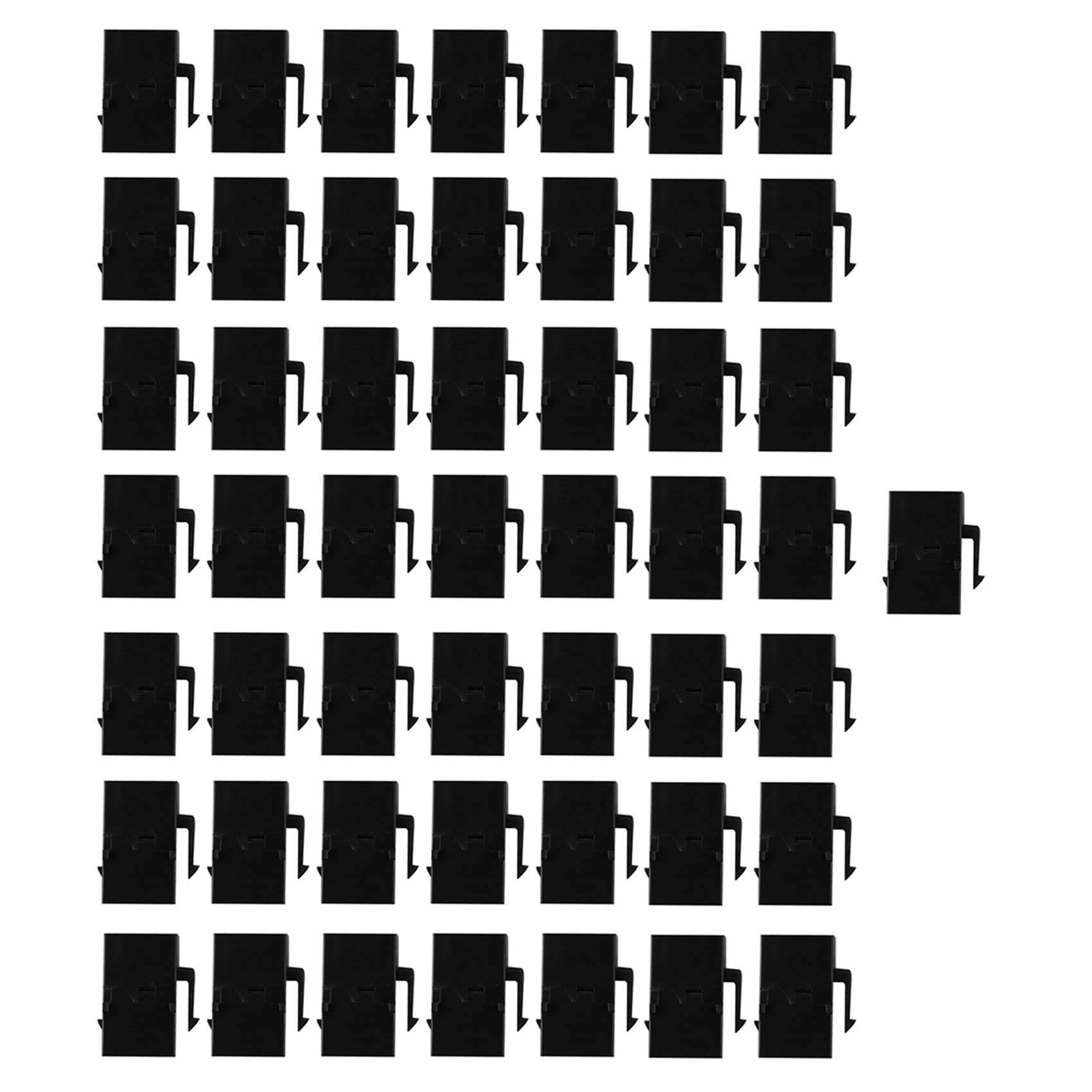 HALIYY RJ45 Jack Cat6 RJ45 Extension Coupler Network LAN 6 Coupler Jacks Extend Adapter (Black)