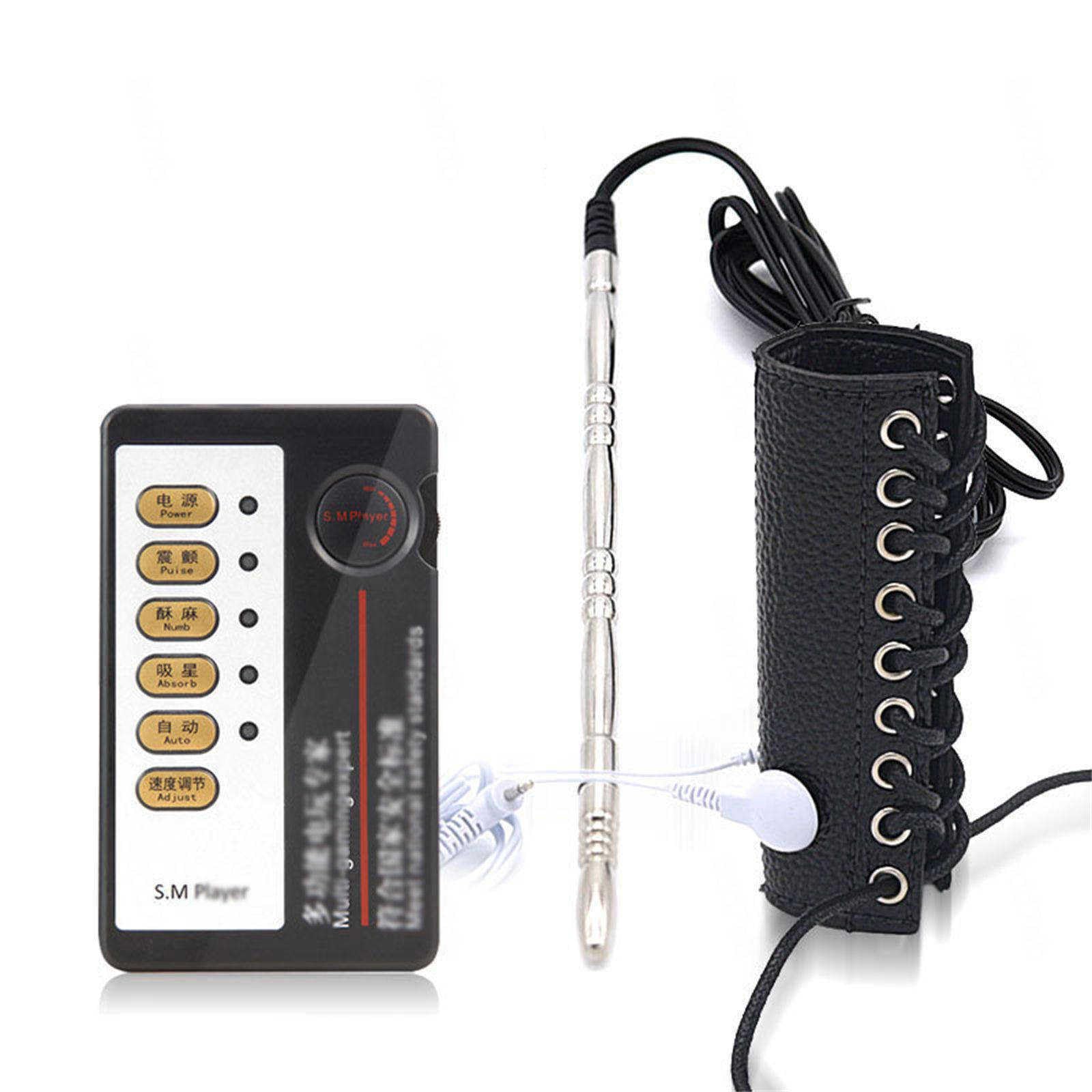 Estim Sex Electro Shock, Harnröhrendehner Erotische Erektions Elektrische Stimulation Estim Reizstrom-Geräte SM Sex Toys