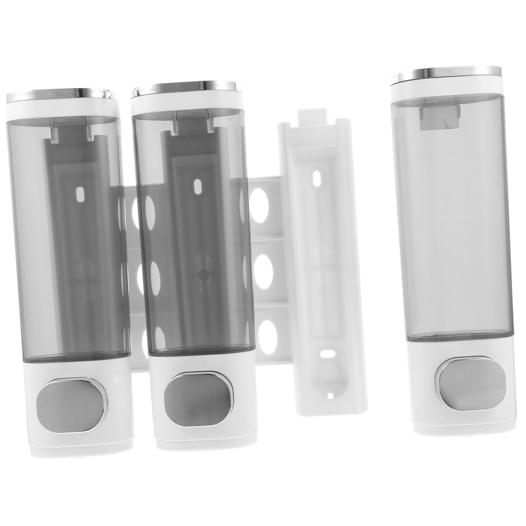 Ciieeo Wall-Mounted Soap Dispenser Press-Type Access Shampoo Soap Holder for Bathroom Capacity Space-Saving Design Convenient and Reusable Shampoo Dispenser for Easy Use