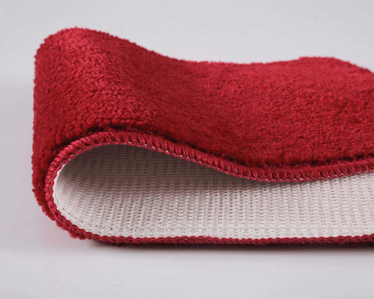 emmahome Alfombra antideslizante lavable a máquina, 22 x 67 cm, 11 mm de grosor (rojo, 13)