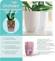 Santino Orchidea Cserép 12cm Önöntöző Rendszerrel Vízszintjelzővel 1,3L - 1,3l, Transparent 2